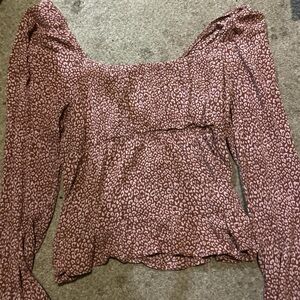 Leopard Print Women's Top